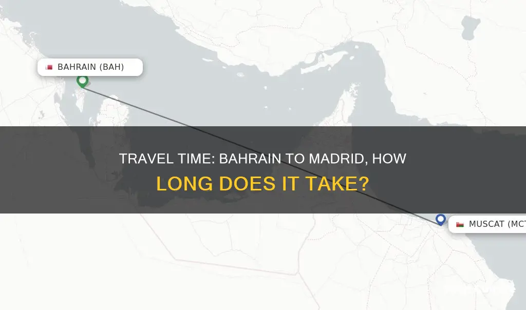 how long from bahrain to madrid