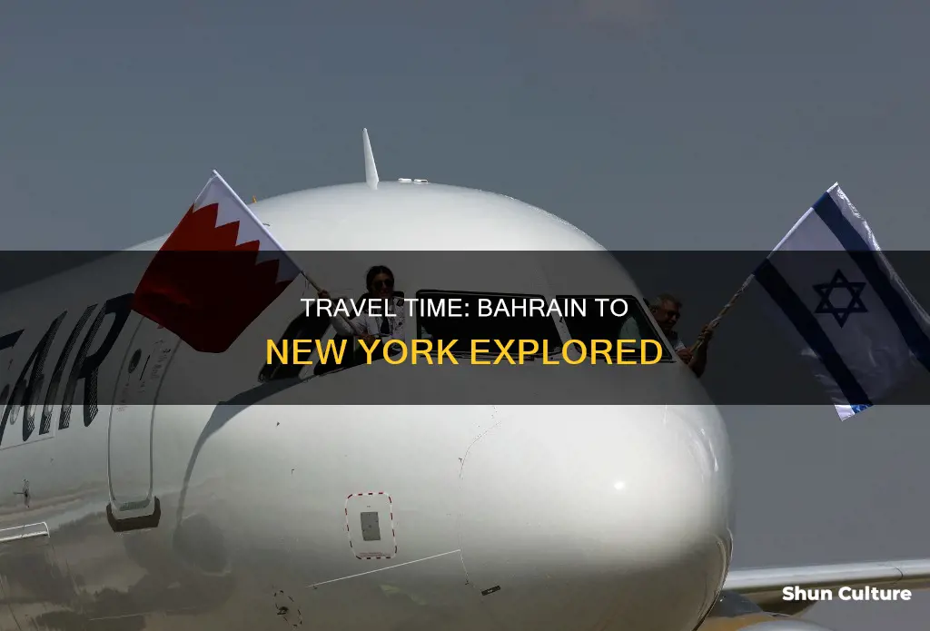 how long from bahrain to new york