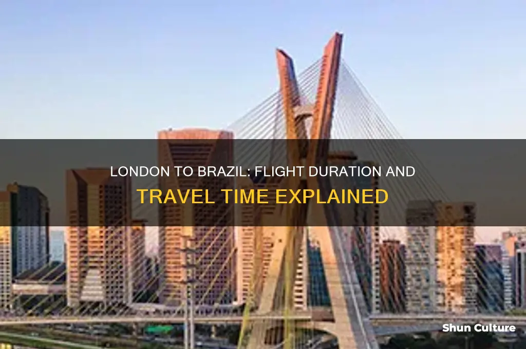 how long from london to brazil