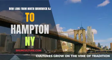 North Brunswick to Hampton: Travel Time