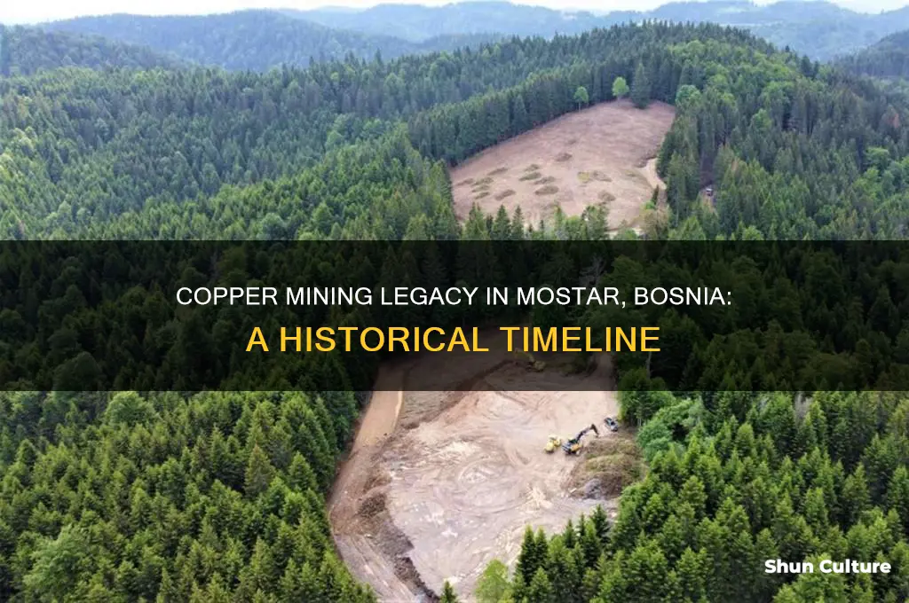 how long has copper been mined in mostar bosnia