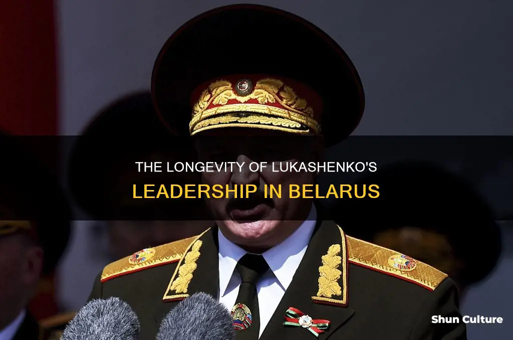 how long has lukashenko been president of belarus