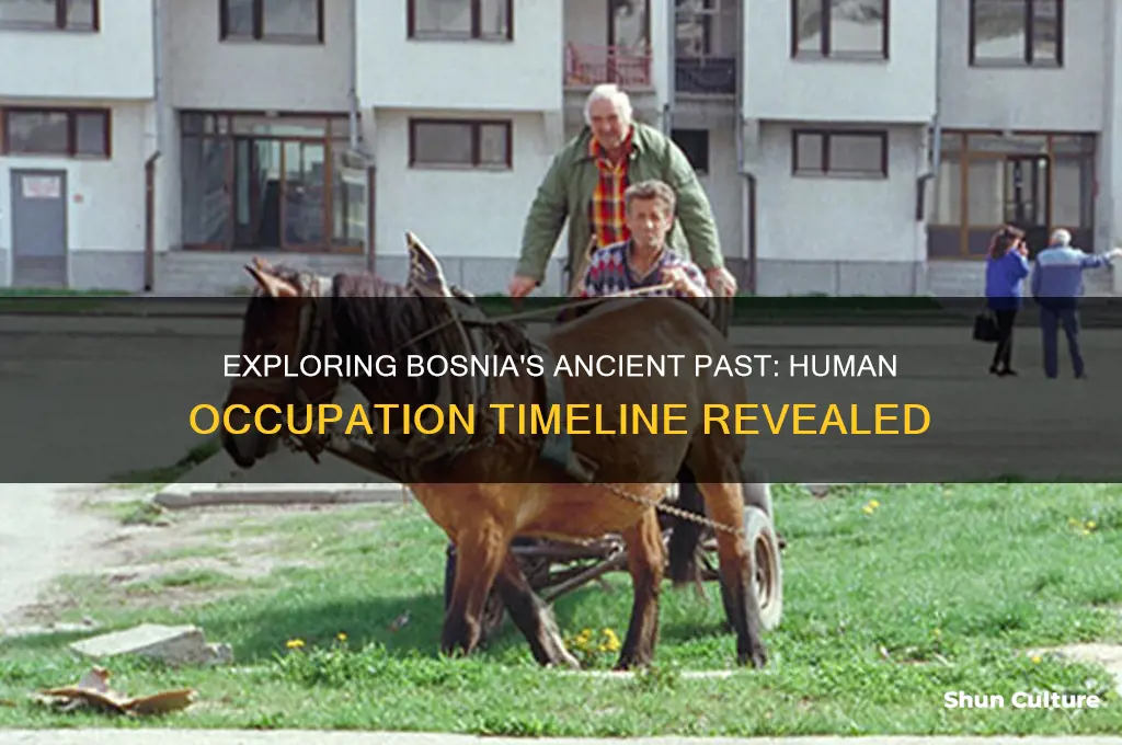how long have humans occupied bosnia