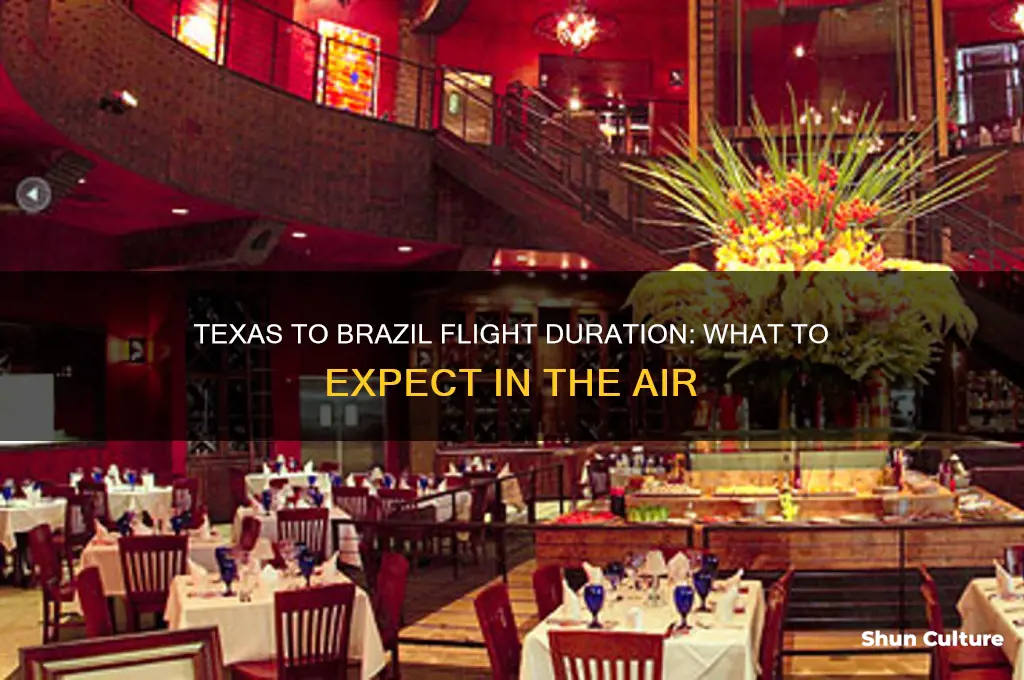 how long is a fight to brazil from texas