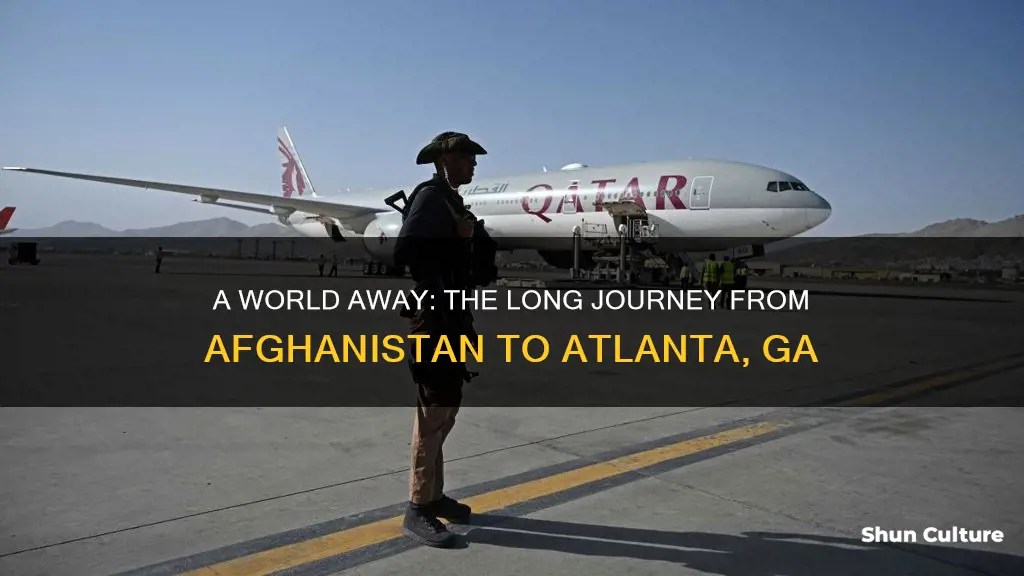 how long is a flight from afghanistan to atlanta ga