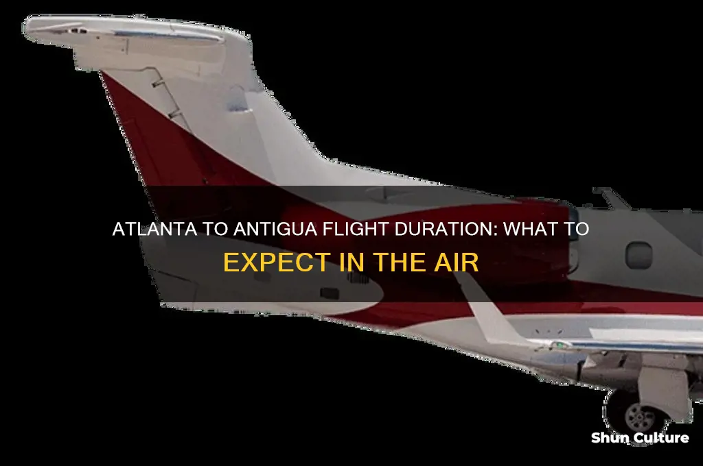 how long is a flight from atlanta to antigua