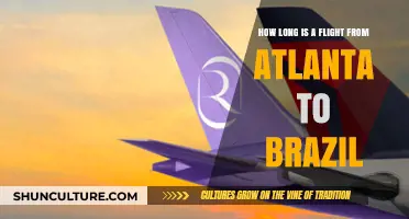 Atlanta to Brazil Flight Duration: What to Expect in the Air