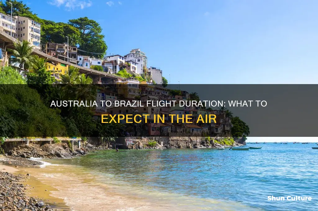 how long is a flight from australia to brazil
