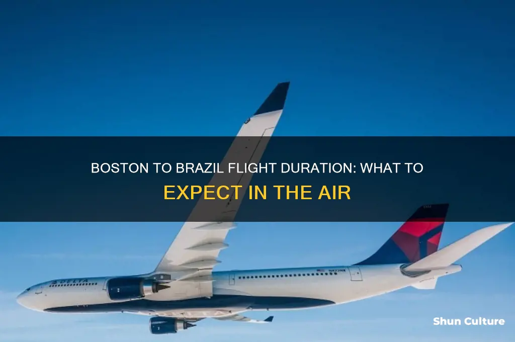 how long is a flight from boston to brazil