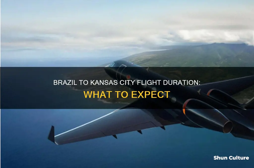 how long is a flight from brazil to kansas city