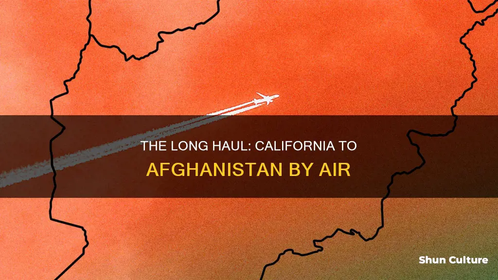 how long is a flight from california to afghanistan