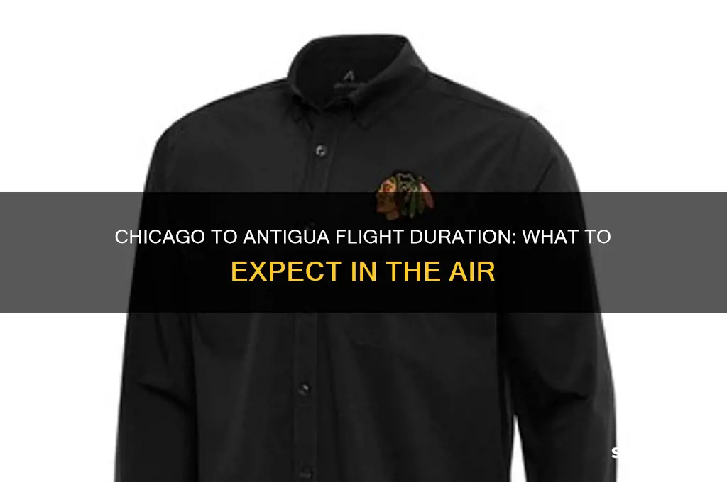 how long is a flight from chicago to antigua