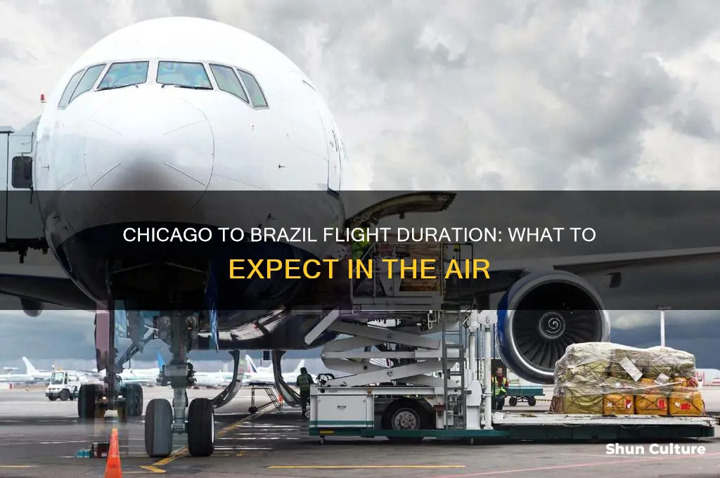 how long is a flight from chicago to brazil