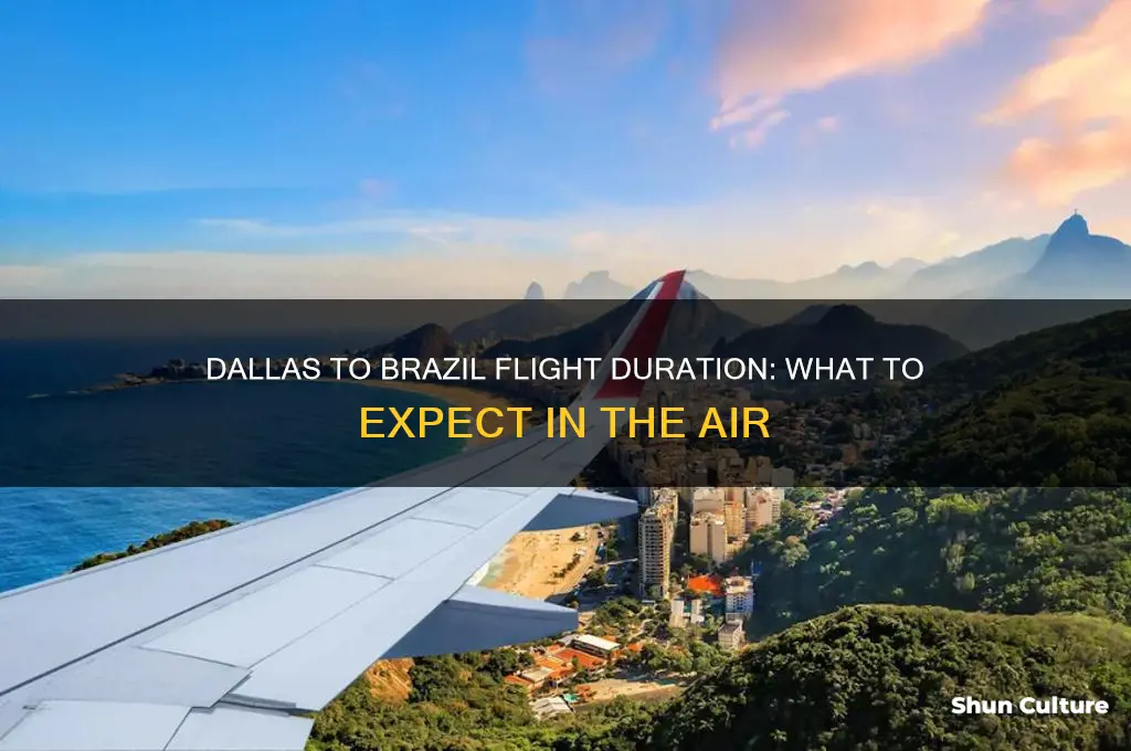 how long is a flight from dallas to brazil