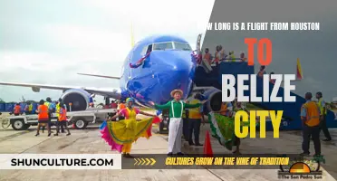 The Flight Time Between Houston and Belize City