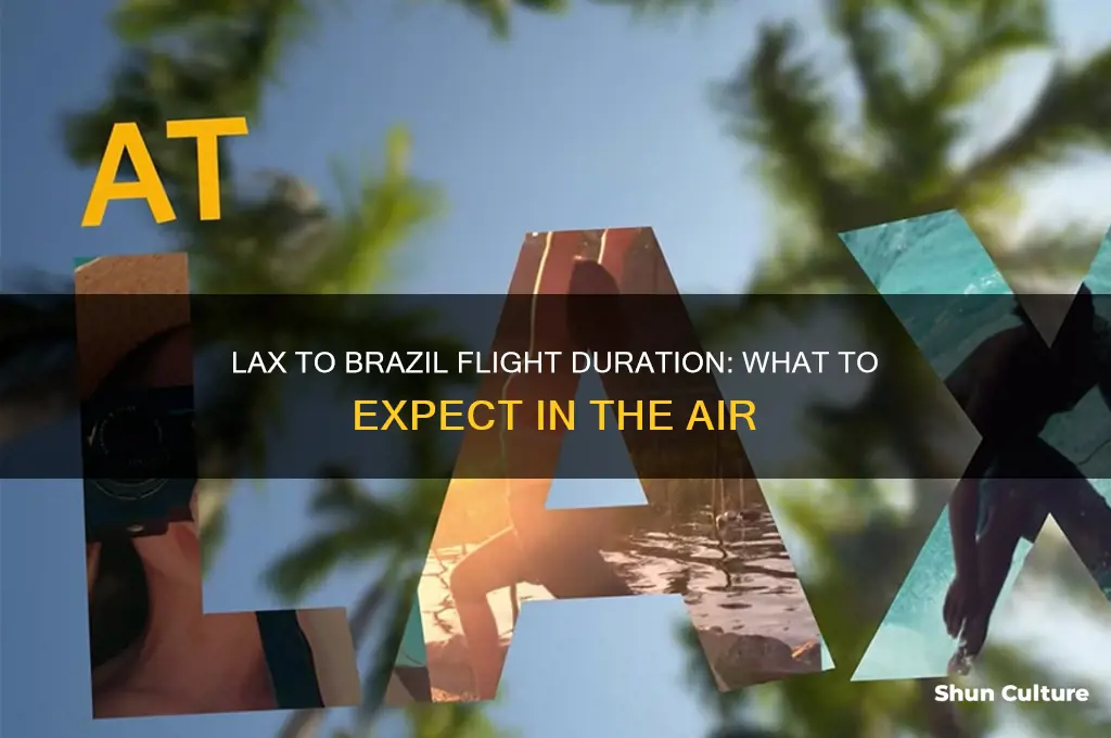 how long is a flight from lax to brazil