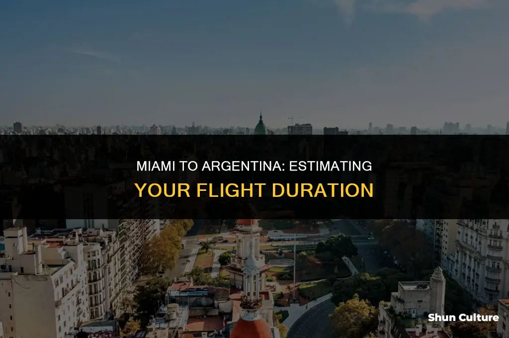how long is a flight from miami to argentina