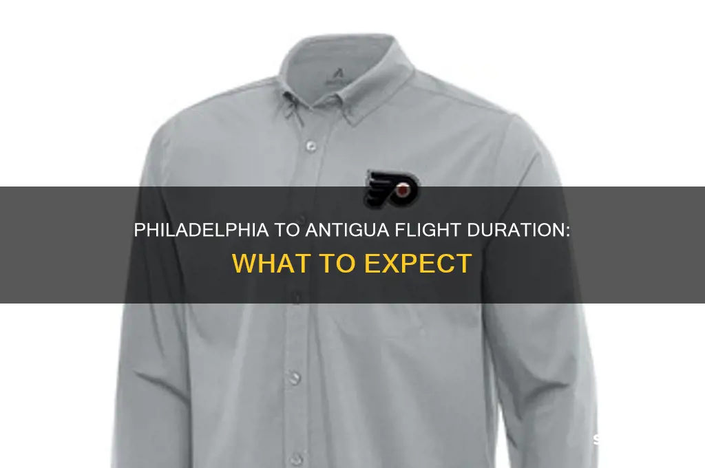 how long is a flight from philadelphia to antigua