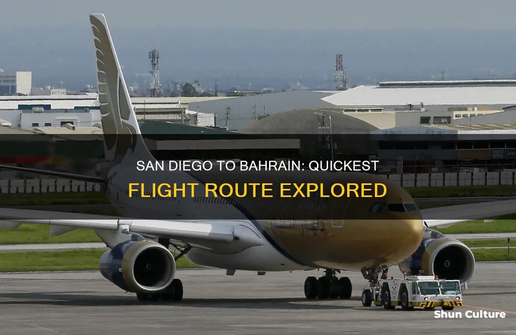 how long is a flight from san diego to bahrain