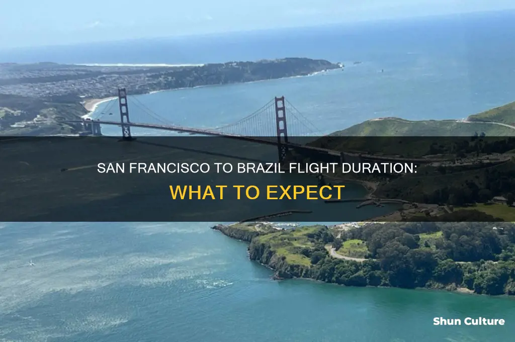 how long is a flight from san francisco to brazil