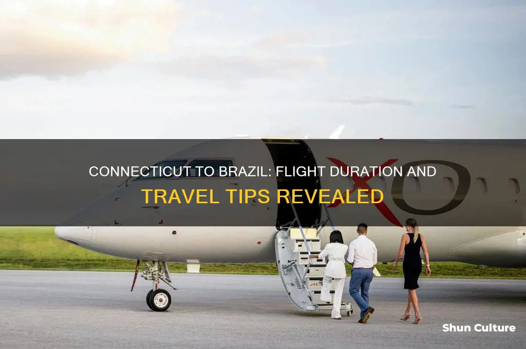 how long is a flight to brazil from ct