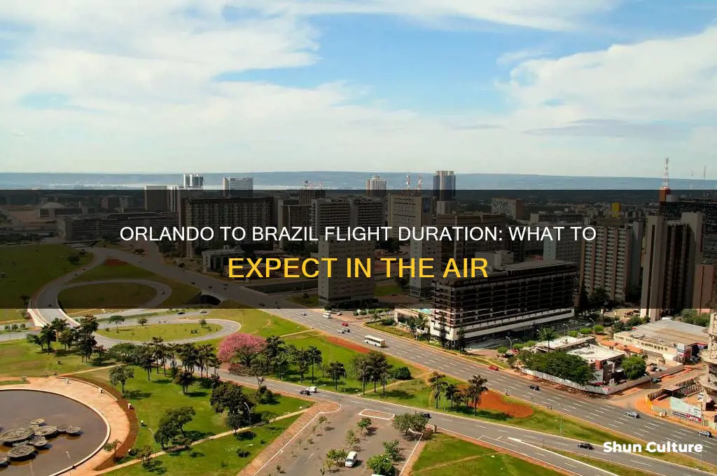 how long is a flight to brazil from orlando