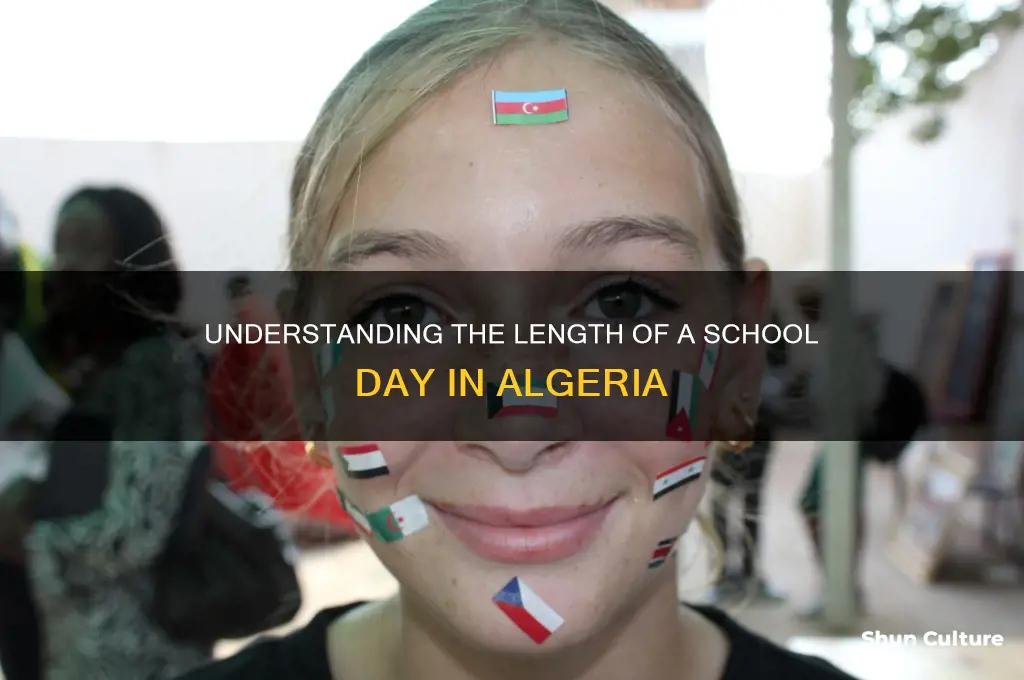how long is a school day in algeria