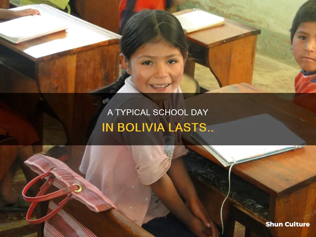 how long is a school day in bolivia