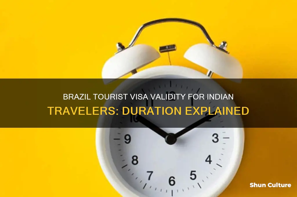 how long is brazil visa valid for indian tourist