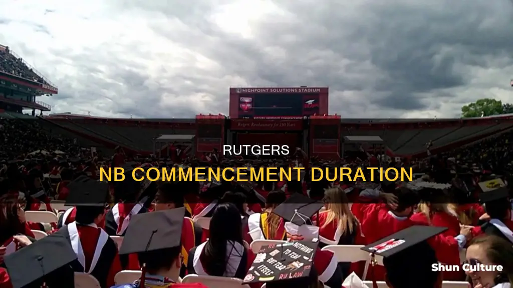 how long is commencements at rutgers new brunswick