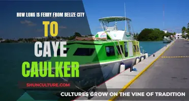 The Belize City-Caye Caulker Ferry: A Quick Island Hop