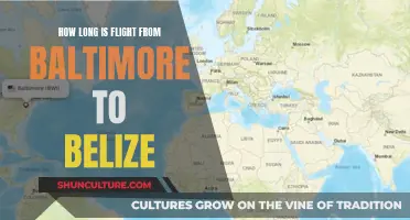 The Baltimore-Belize Flight Path: Unveiling the Travel Time