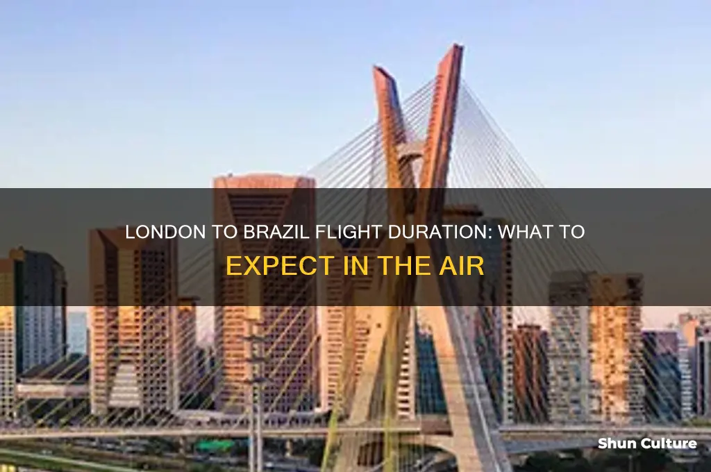 how long is flight from london to brazil