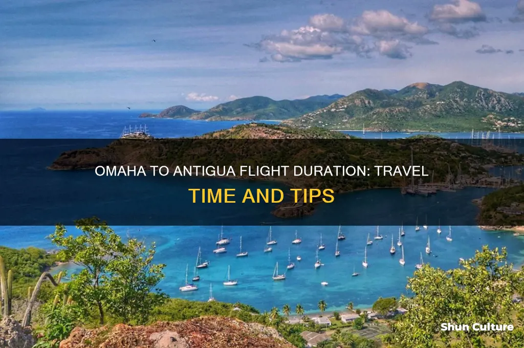 how long is flight from omaha ne to antigua