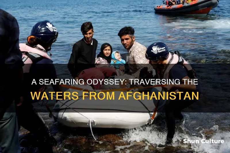 how long is it in boat from afghanistan