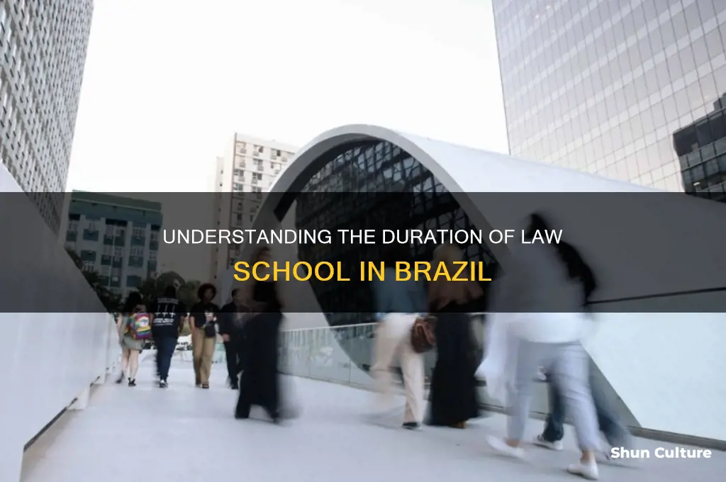 how long is law school in brazil