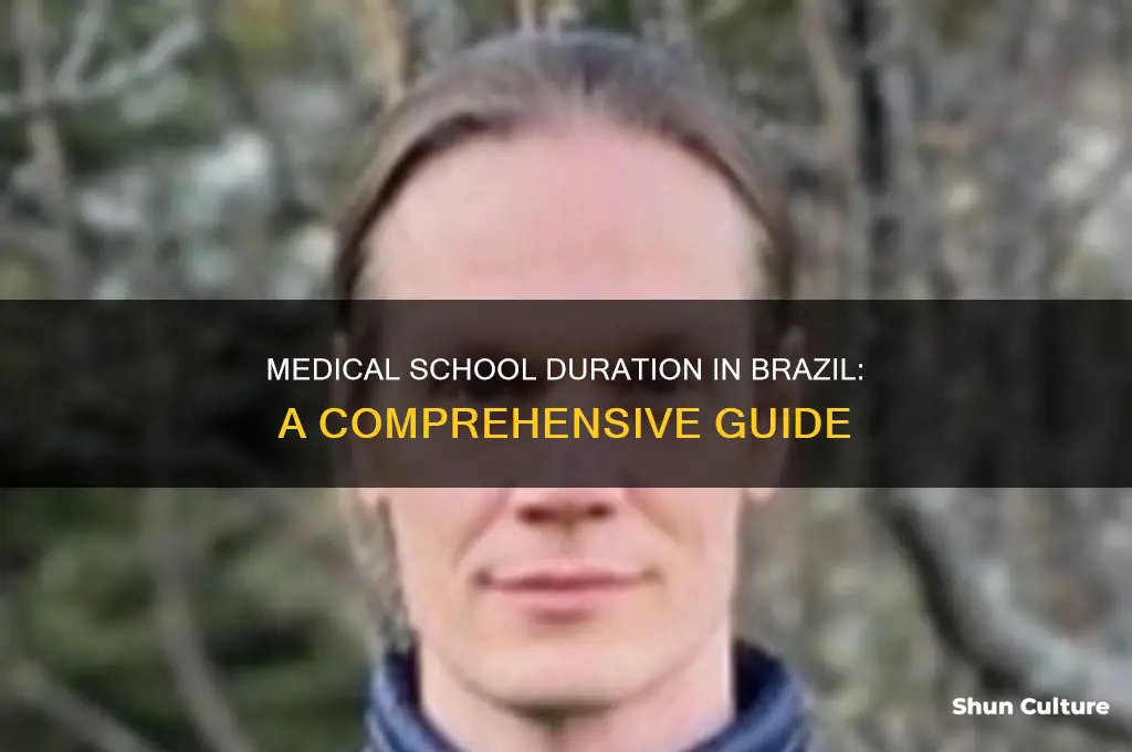 how long is medical school in brazil