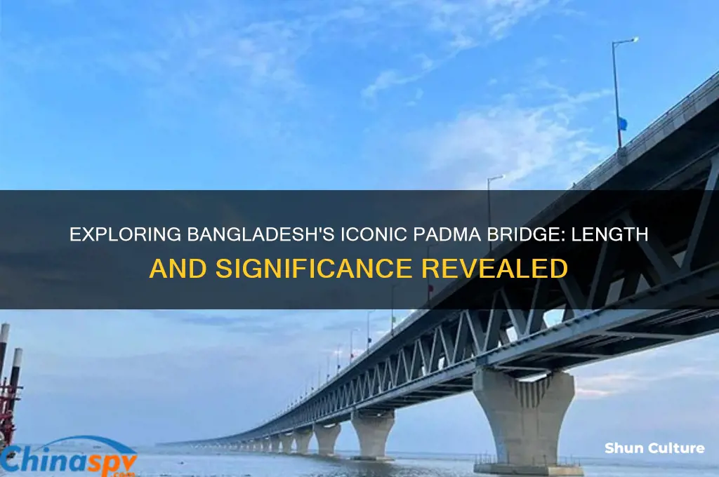how long is padma bridge in bangladesh