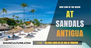 Discovering the Length of Sandals Antigua's Stunning Beachfront