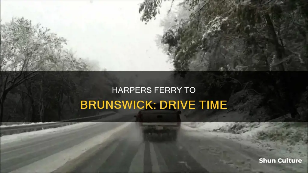 how long is the drive from harpers ferry to brunswick