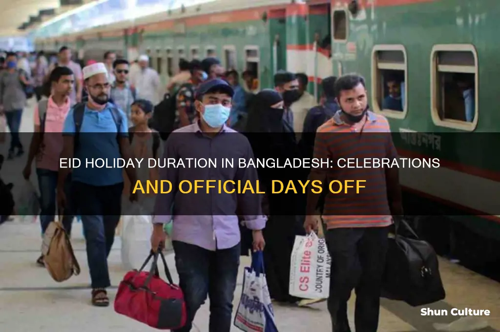how long is the eid holiday in bangladesh