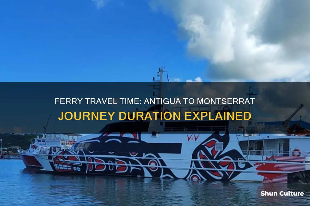 how long is the ferry from antigua to montserrat