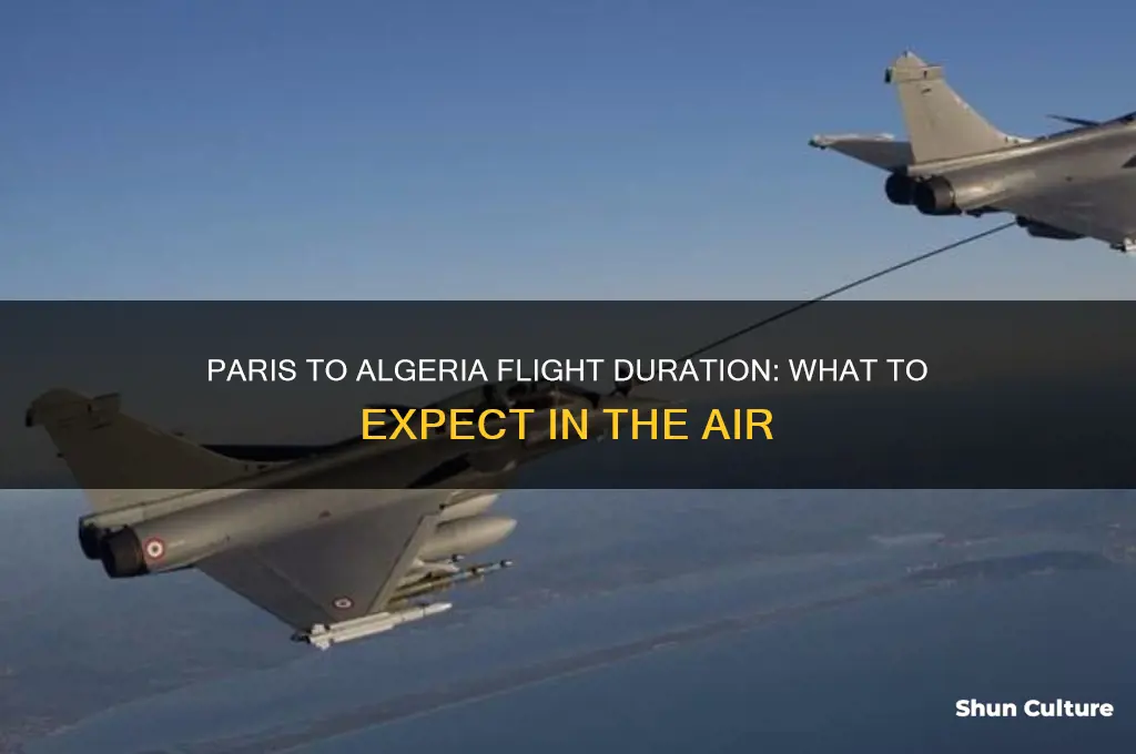 how long is the flight between paris to algeria