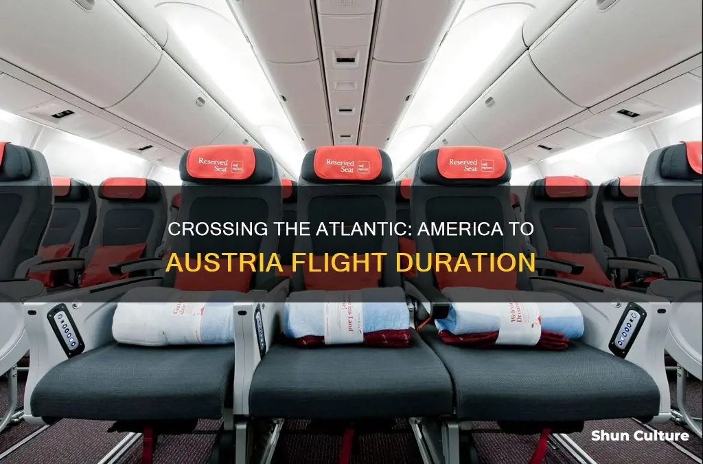 how long is the flight from america to austria