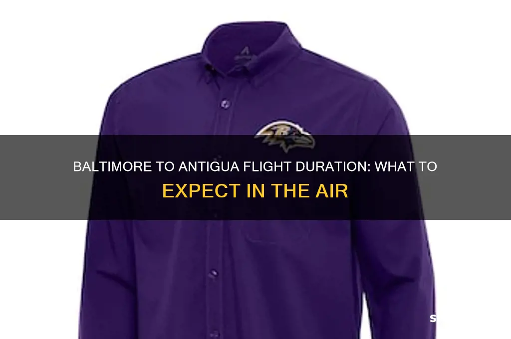 how long is the flight from baltimore to antigua