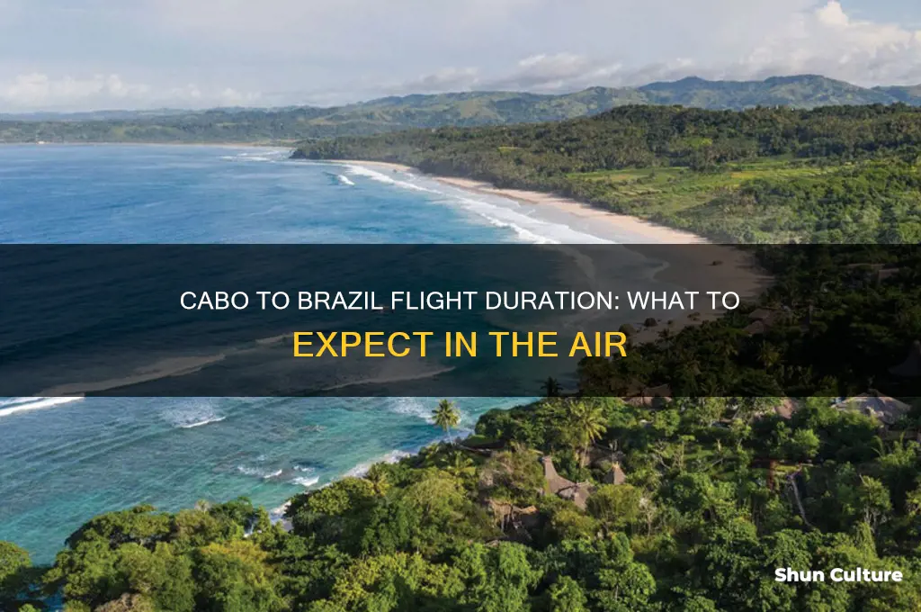 how long is the flight from cabo to brazil