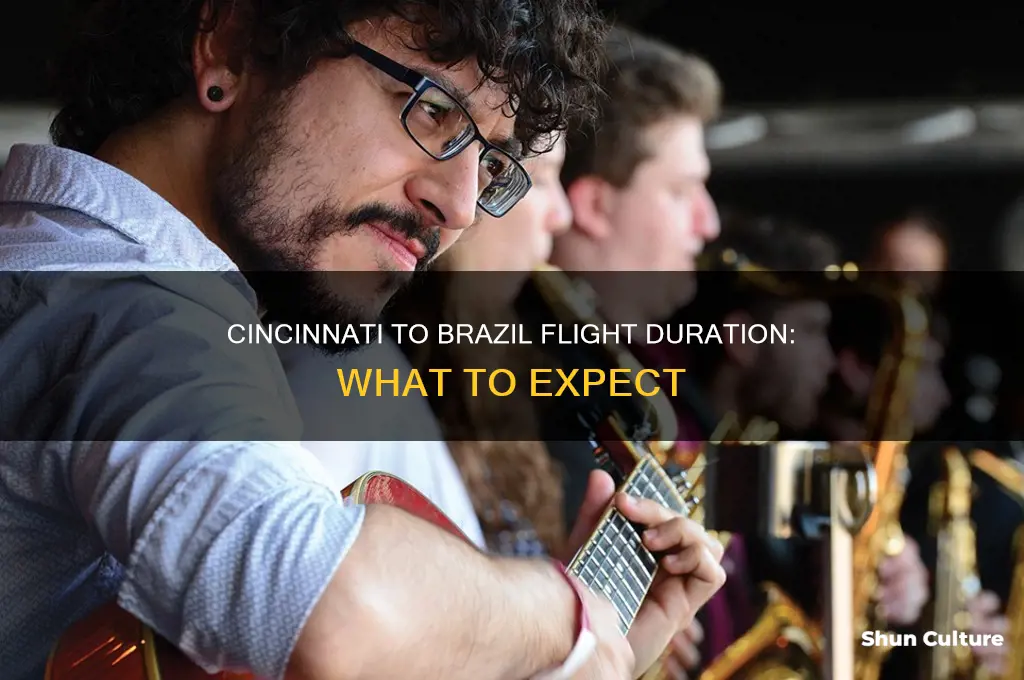how long is the flight from cincinnati to brazil