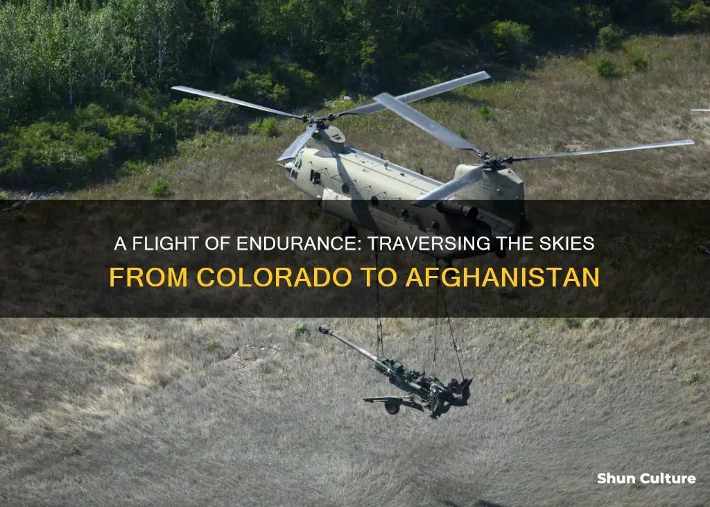 how long is the flight from colorado to afghanistan