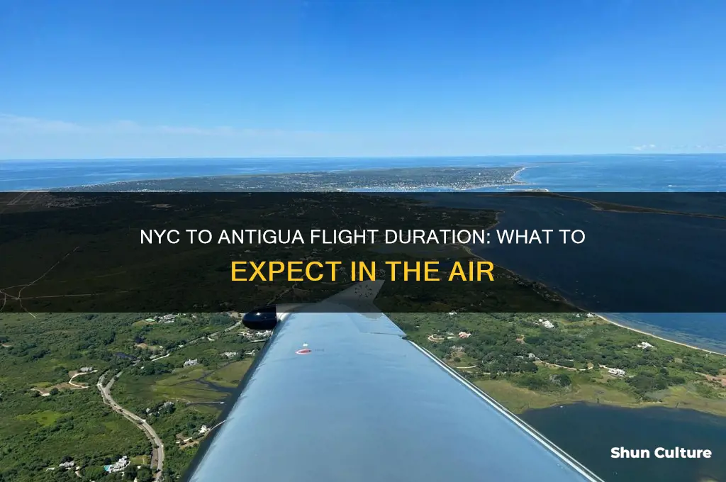 how long is the flight from nyc to antigua