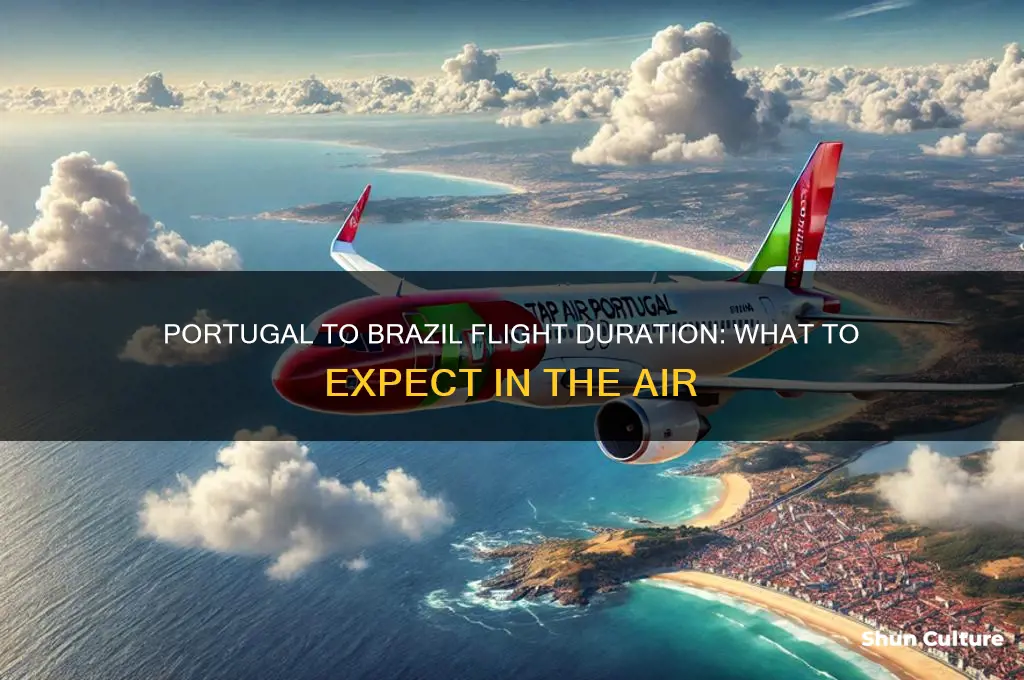 how long is the flight from portugal to brazil